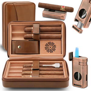 Travel cigar humidor